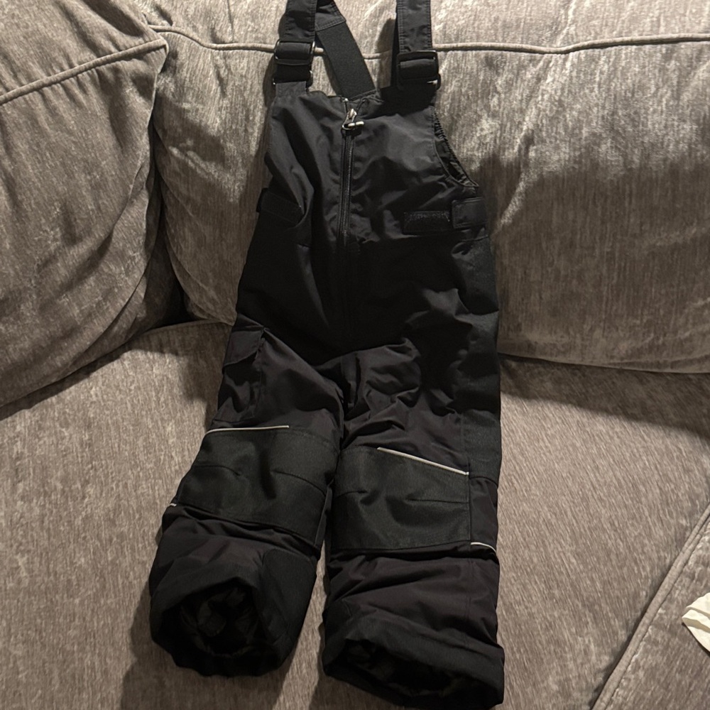Columbia Black Kids Snow Bib Overalls